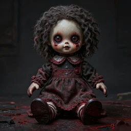 voodo doll concept art, highly detailed, horror, scary, terrifying, horrific, hd 4k
