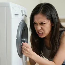 uncontrolled anger directed towards the appliance