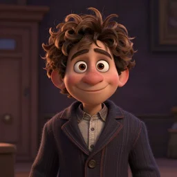 Alfredo Linguini the main character from Ratatouille, realistic