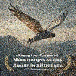 winged man, flying over a mountain, dramatic lighting, 4 k, photography, award winning photo