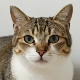 a low quality jpeg of a cat