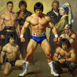full character of a chinese wrestler character design, painting by gaston bussiere, katsuya terada, nc wyeth, greg rutkowski, craig mullins, vermeer, frank frazetta, mucha, trending on artstation, jeffery catherine jones