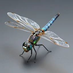 a macro photograph of a bio - mech cyborg dragonfly by adam gor, by javier ruperez, by ellen jewett, zbrush central, 8 k