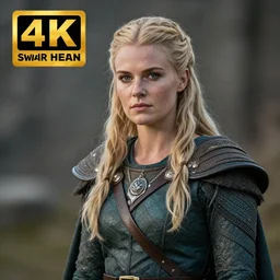 photo of a beautiful viking queen, highly detailed, 4 k, hdr, smooth, sharp focus, high resolution, award - winning photo