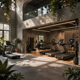 a fitness center located in the backrooms