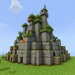 minecraft screenshot of a castle