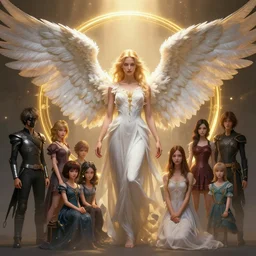 a portrait, beautifull, full body angel with big wings, 8 k hyperrealistic hyperdetailed symmetrical shining light, golden hora, by alex gray, android jones, laura sava karol bak, ayami kojima, artgerm, yoshitaka amano, olivier ledroit, concept art, fantasy