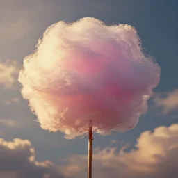 cotton candy kisses, concept art, artstation, golden hour, perfect lighting, clouds, nebulas, realistic shadows