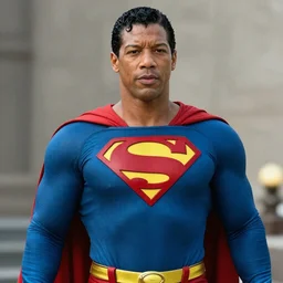 film still of Samuel L Jackson as Superman in Superman, 4k