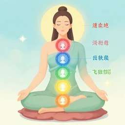 illustration of chakras