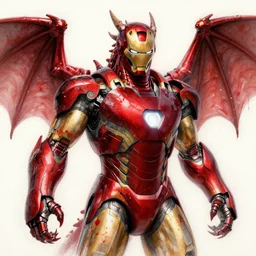 a sketch of a humanoid dragon based off of a dragon dragon dragon dragon robot dragon dragon iron man | venom movie, dragon, blood red color, paint smears | ~ ~ cinematic ~ ~ lighting | award - winning | closeup portrait | by donato giancola and mandy jurgens and charlie bowater | featured on artstation | pencil sketch