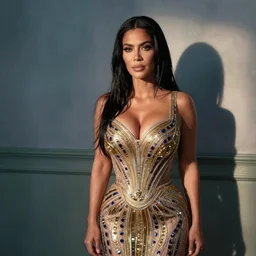 film still of kim kardashian as salma hayek in from dusk till dawn,