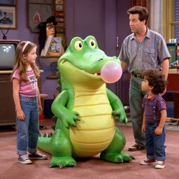 1 9 9 0 s sitcom about a bubble gum alligator who lives with a family, tv, reality show, vhs, funny comedy, 1 9 9 0 s television,