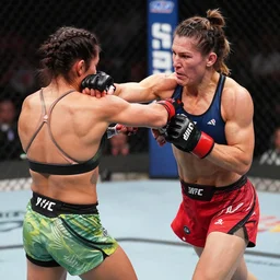 transgender muscular woman beating up woman in ufc