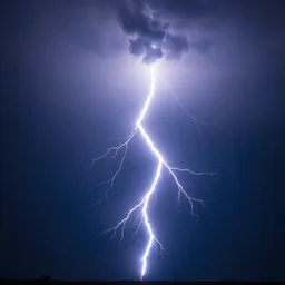 photo of a lightning bolt, underwater, cinematic