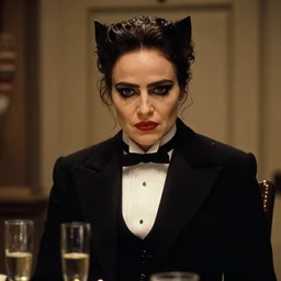 a crazy cat lady in the godfather
