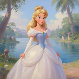 a portrait of a princess in an animated disney bayou movie, oil painting, pale colors, high detail, 8 k, wide angle, global illumination, trending on artstation,