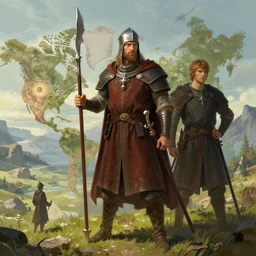 artwork of a medieval, feudal north america by greg rutkowski trending on artstation and favorites on deviantart