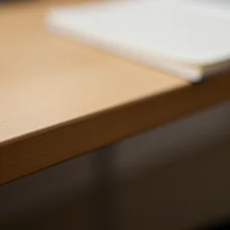 Macro shot of a corner of a study desk, dslr