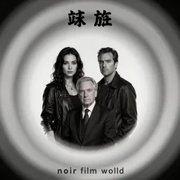 noir film world , Feng Zhu, Frank Miller, trending on Artstation, 8K, ultra wide angle, pincushion lens effect.