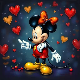 mickey mouse art by rafal olbinski