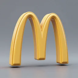 new McDonald's logo super realistic high detail detailed octane render baroco