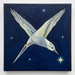 the bird that crossed the stars painting. Masterpiece.