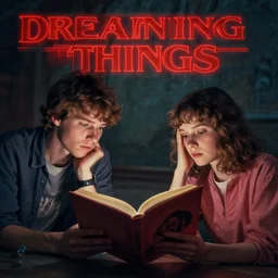 dreaming of a world where i can read people's thoughts by kevin sloan and dora maar, style of stranger things