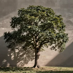 stock photo tree on blank background