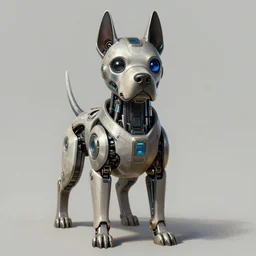portrait shot of a cyberpunk dog robot, intricate, elegant, highly detailed, centered, digital painting, artstation, concept art, smooth, sharp focus, illustration, artgerm, Tomasz Alen Kopera, Peter Mohrbacher, donato giancola, Joseph Christian Leyendecker, WLOP, Boris Vallejo