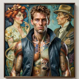 photo realistic, realistic, very detailed, cyberpunk bree williamson, high quality, intricate by alphonse mucha by taras shevchenko