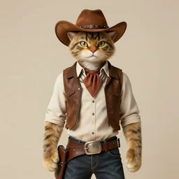 character portrait feature of the anthro male anthropomorphic bobcat fursona wearing cowboy outfit wild west desperado standing next to an old monte carlo vintage car, character design stylized by charlie bowater, ross tran, artgerm, makoto shinkai, detailed, soft lighting, rendered in octane