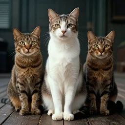 cats in the matrix movie style