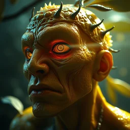 portrait art of anthromorphic lemon 8 k ultra realistic, lens flare, atmosphere, glow, detailed, intricate, full of colour, cinematic lighting, trending on artstation, 4 k, hyperrealistic, focused, extreme details, unreal engine 5, cinematic, masterpiece