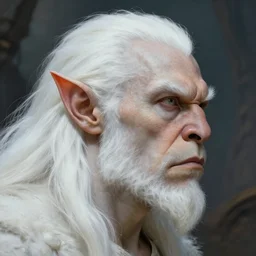 dungeons and dragons white ogre character closeup side profile portrait, dramatic light, epic background, 2 0 0 mm focal length, painted by stanley lau, painted by greg rutkowski, painted by stanley artgerm, high detail, real life skin, freckles, 8 k, stunning detail, works by artgerm, greg rutkowski and alphonse mucha, unreal engine 5, 4 k uhd, digital art, trending on artstation