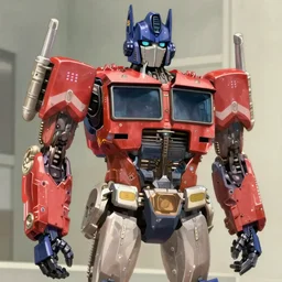 HD, screenshot of the parrot robot from the Transformer anime, a collaboration between Michael Bay and Hayao Miyazaki