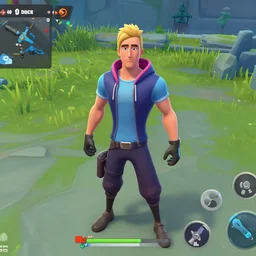 jesse pinkman as a fortnite character, gameplay screenshot