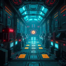 photo environement post futurist datacenter : 4, 4 k rtx hdr volume light concept studio matte painting environement digital illustration style art that looks like it is from borderlands and by feng zhu and loish and laurie greasley, victo ngai, andreas rocha, john harris by jesper ejsing, by rhads, makoto shinkai and lois van baarle