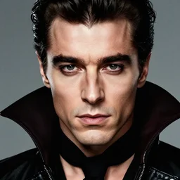 alain delon vampire hunter, male, fine details, realistic shaded lighting poster by greg rutkowski, magali villeneuve, artgerm, jeremy lipkin and michael garmash and rob rey