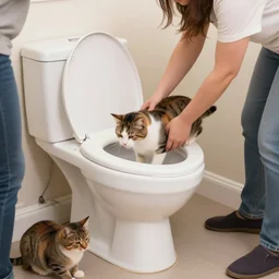 people were flushing their cats down the toilet. this was for a charity, unspecified but highly regarded. people were on the train, looking at artefacts from outer space, listening to talk show djs discussingn 9
