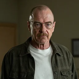 Live Action Still of Bryan Cranston dressed as and playing Jesse Pinkman in Breaking Bad, real life, hyperrealistic, ultra realistic, realistic, highly detailed, epic, HD quality, 8k resolution, body and headshot, film still