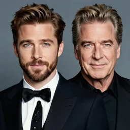 portrait of ryan goslin and steve buscemi hybrid by mario testino, headshot, detailed, award winning, sony a 7 r