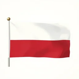 poland flag, vector art