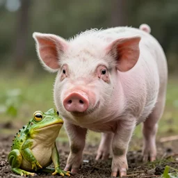 realistic pig - frog cineamtic 3 5 mm hdr