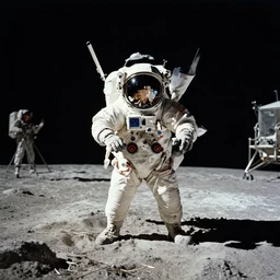 the moon landing film set, photo, behind the scenes, detailed, 4k