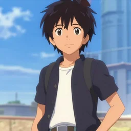 still frame of j-pop boy band arashi in Pixar's up