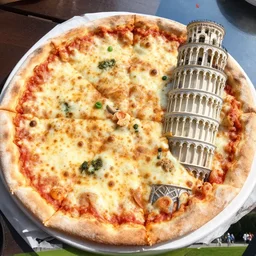 the leaning tower of pizza
