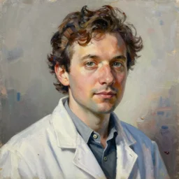 highly detailed intricate masterpiece portrait painting of a scientist, award - winning, trending on artstation.