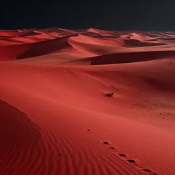 big desert, detailed matte painting by greg rutkowski and marc simonetti, red and black cinematic theme, 8 k detailed, artstation, uhd, sharp details, extremely detailed scene