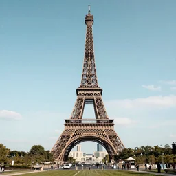a hologram of the Eiffel Tower